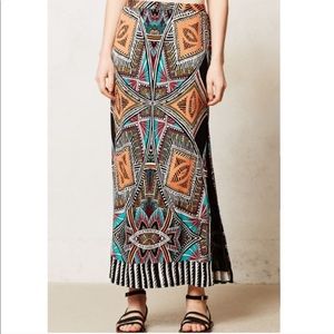 Anthro Maeve‎ Moorea Jersey Stretch Maxi Skirt
